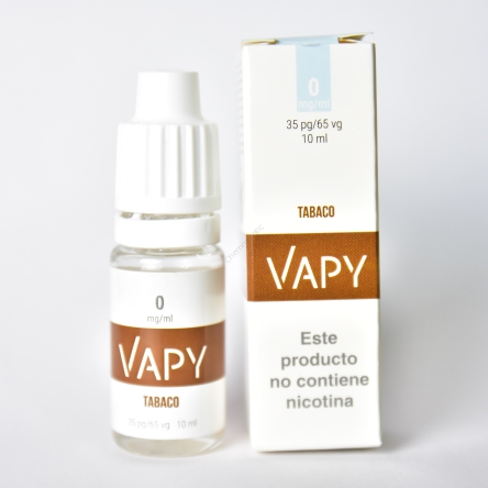 VAPY Tabaco 10ml 0mg/ml