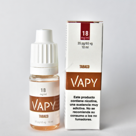 VAPY Tabaco 10ml 18mg/ml