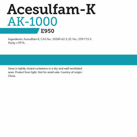 Acesulfam-K AK-1000 25 kg